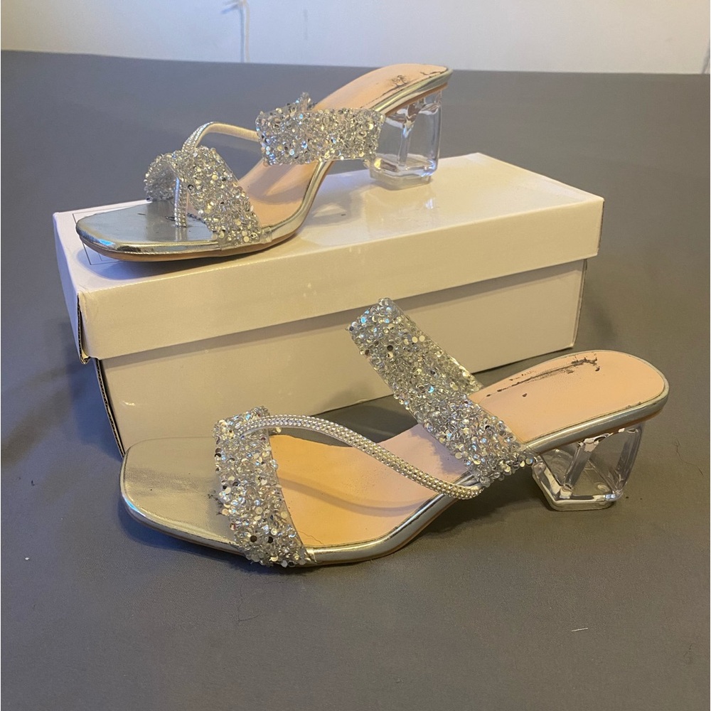 Silver heels